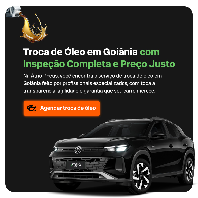 Troca de óleo na Atrio Pneus — atendimento rápido e preço justo. Fale no WhatsApp.